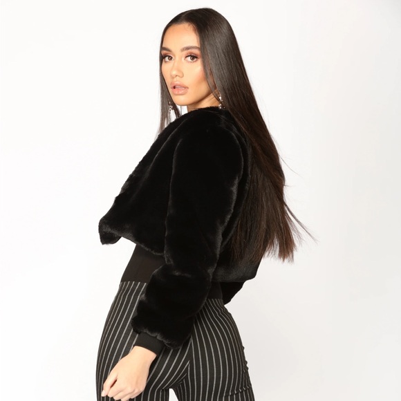 Fashion Nova - Faux Fur Jacket - Picture 4 of 4